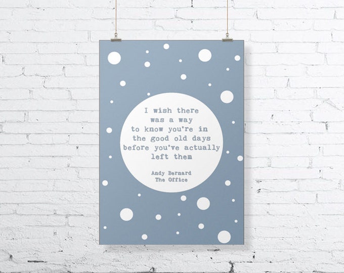 The Office Final Episode Quote Poster