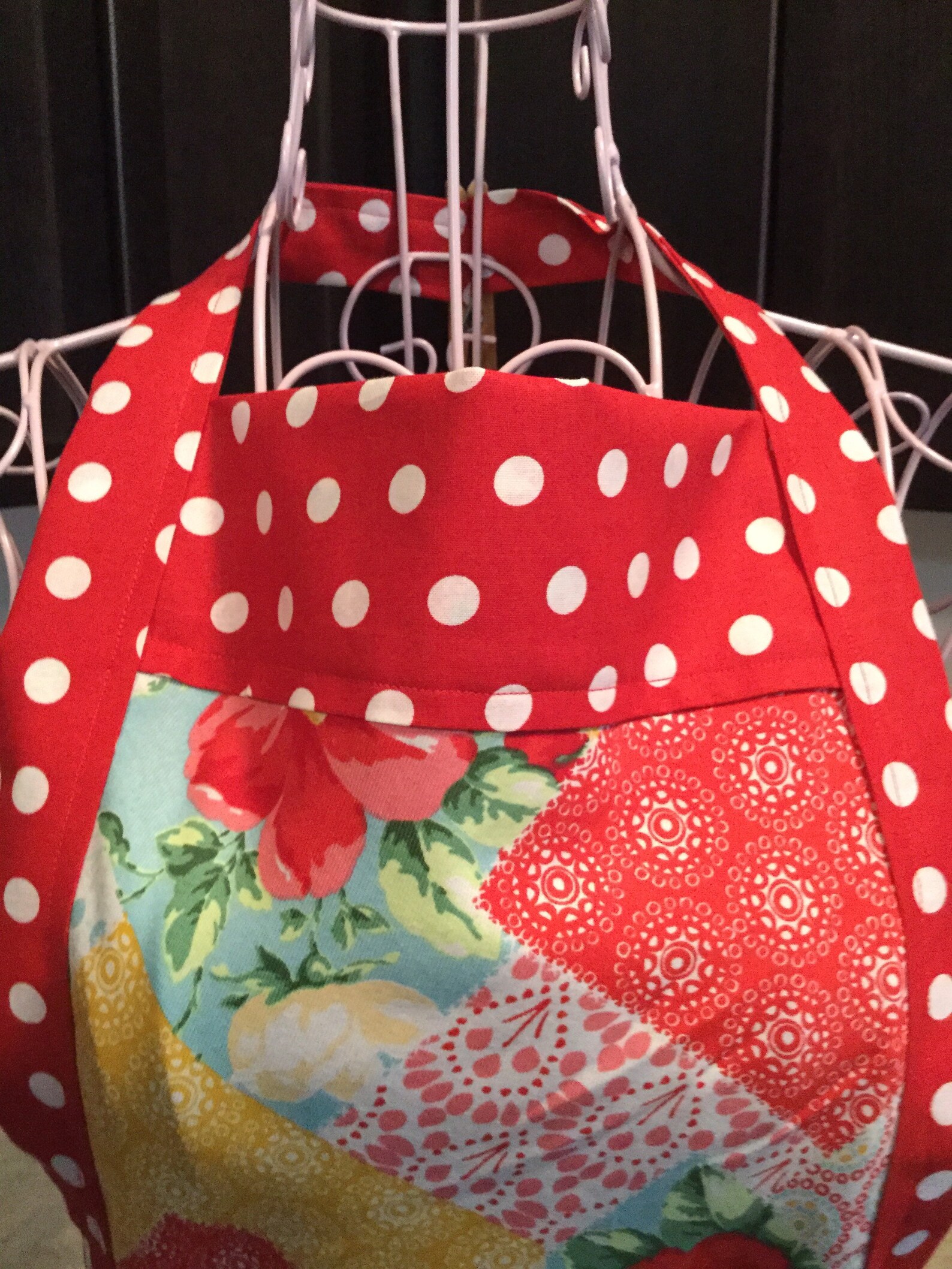 Pioneer Woman apron Red Apron Farmhouse apron Kitchen Etsy