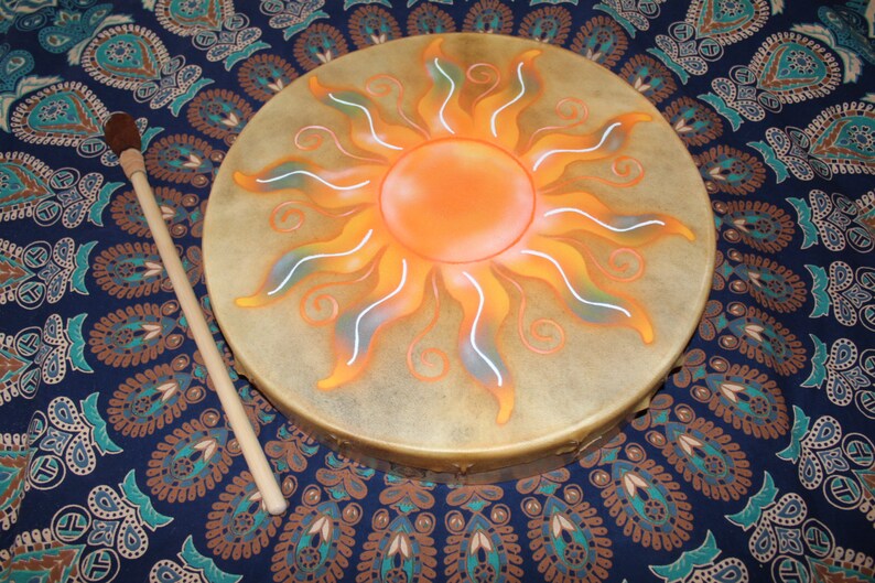 16 Hand Drum Healing Drum Custom Paint Examples Etsy