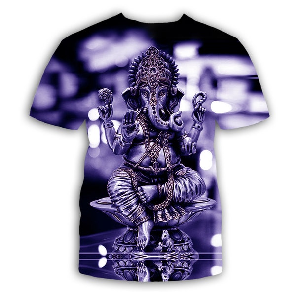 Ganesha B&W Purple