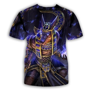 Anubis Blue 1, T-shirt per uomo o donna