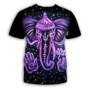 Gahesha Art Purple 2,  T Shirt for Male or Female