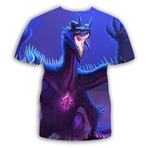 Purple Dragon 3,  T Shirt for Male or Female
