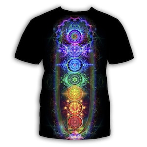 7 Chakra #2 T Shirt for Male or Female