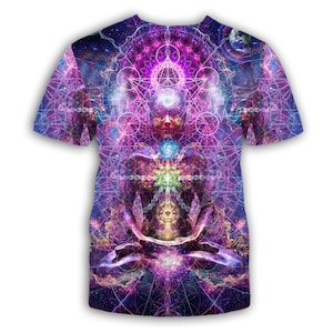 7 Chakra Med 1, T Shirt for Male or Female