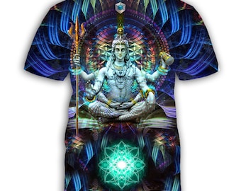 Krishna Psychedelic T Shirt for Male or Female