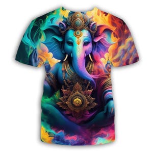 Ganesha Psychedelic 3, T Shirt for Male or Female