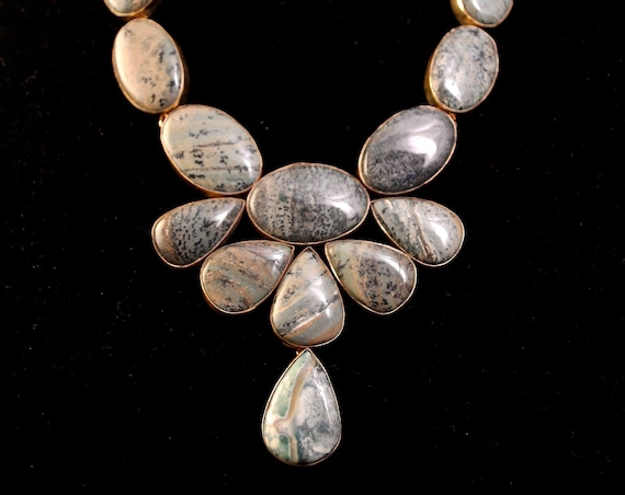 Agate Freeform Necklace #10189