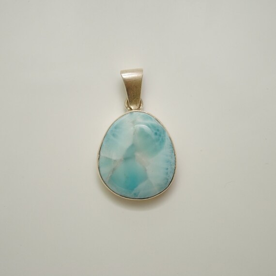 Sterling Silver Larimar Pendant #11900