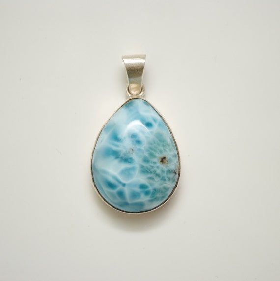 Sterling Silver Larimar Pendant #11887
