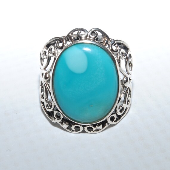 Sterling Silver Sleeping Beauty Ring Sz 9.25 #5511