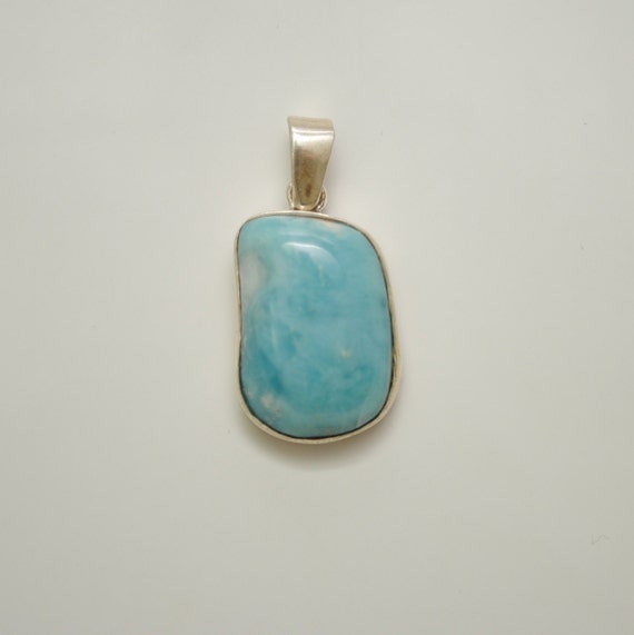 Sterling Silver Larimar Pendant #11901