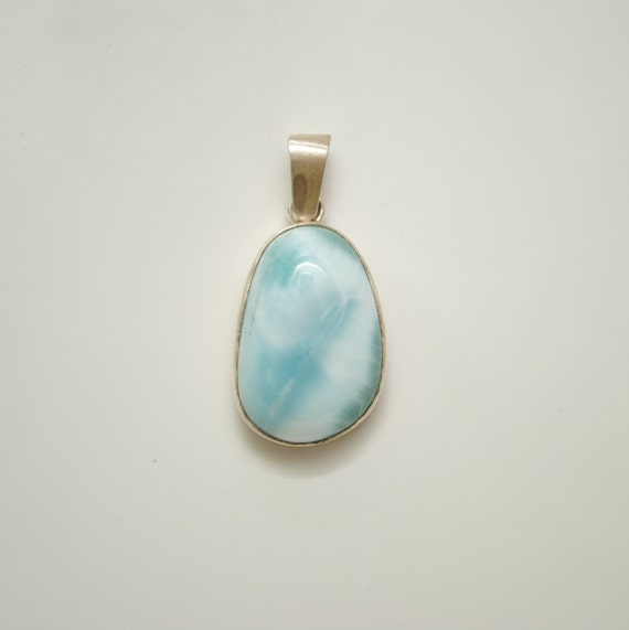 Sterling Silver Larimar Pendant #11899