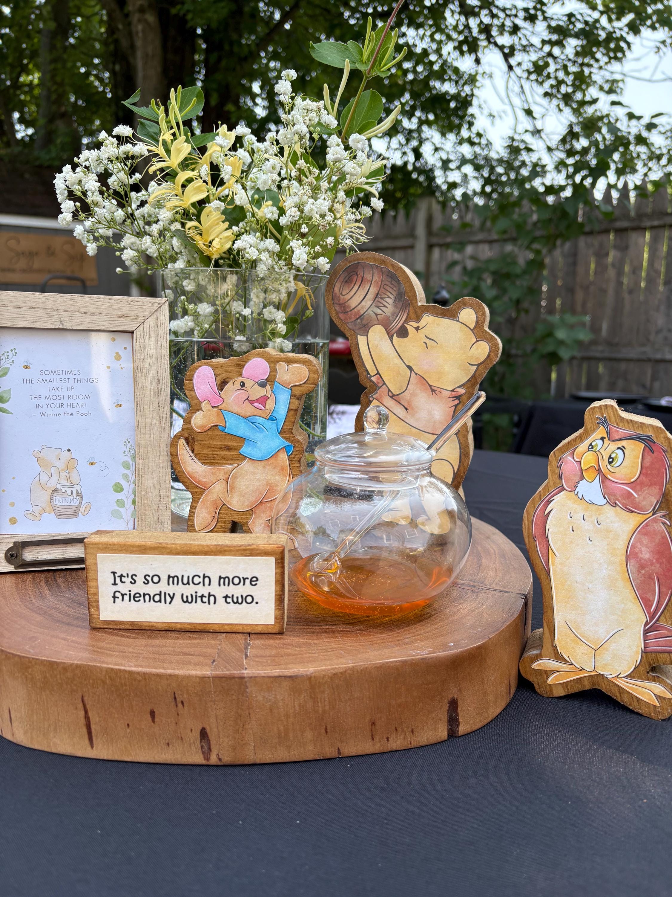Pooh Bear Vintage Themed Baby Shower Classic Winnie The Pooh