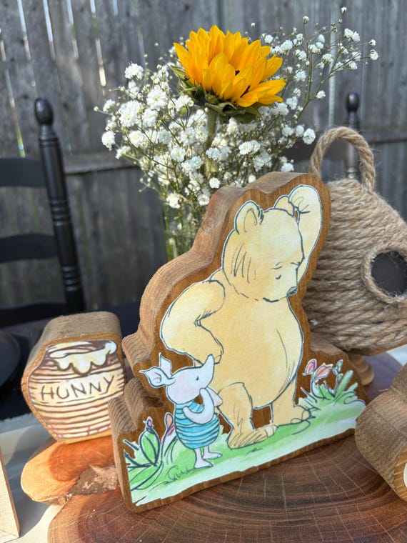 Sweet as Honey Classic Winnie the Pooh Set of 3 – Handmade Wooden
