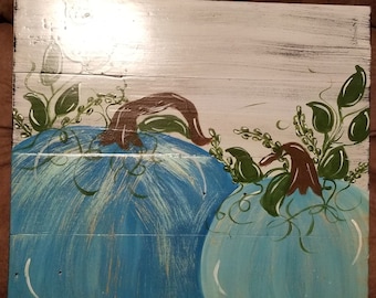 Teal Pumpkin Patch Door Hanger