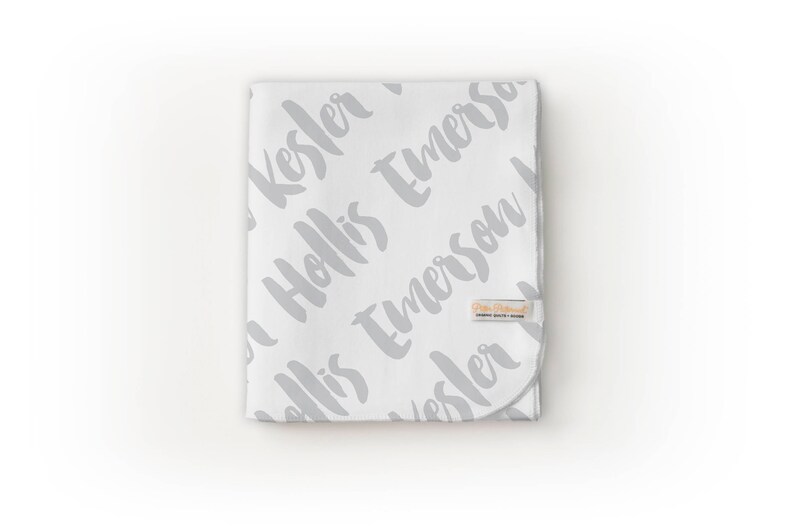 organic baby blankets personalized