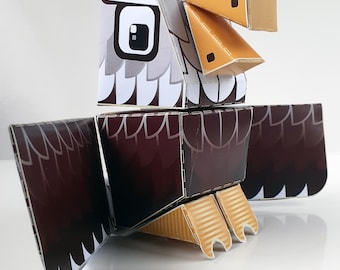 Eagle Paper Toy Craft: DIY Kids Activity (Digital Download)