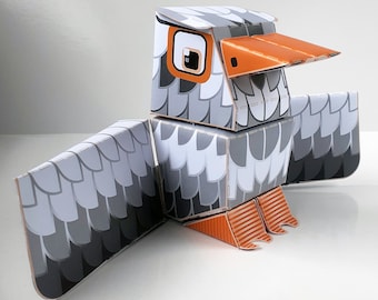 Seagull Paper Toy Craft: D.I.Y. Kids Activity (Digital Download)