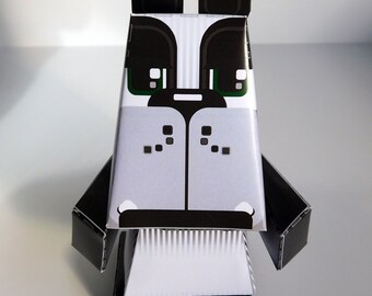 Panda Bear Paper Toy Craft: DIY Kids Activity (Digital Download)