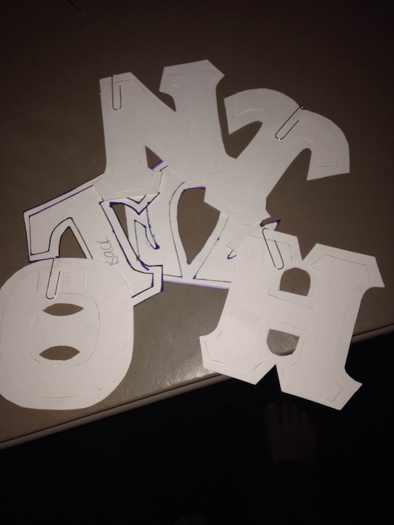 Greek Letter Stencil Alpha Etsy