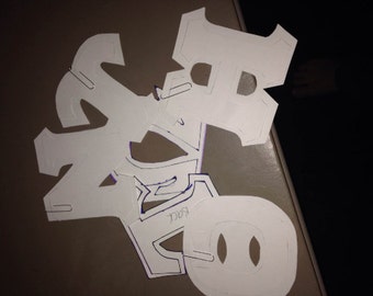 Delta Greek Letter Stencil / Sorority &amp; Fraternity / DIY - Etsy