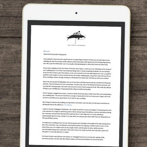 Wedding Email Templates for Wedding Photographers- Word