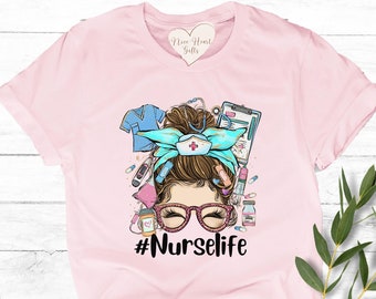 Nurse Life Shirt, Registered Nurse Shirt, RN Tees, Nursing School Tshirt, CNA Shirt, Nurse Week, Nursing