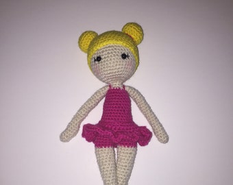 Ballerina Doll Crochet Amigurumi Photo Prop