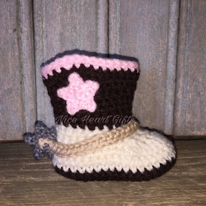 Baby Girl Cowgirl Boots, Baby Boy Cowboy Boots, Baby Cowgirl Booties, Baby Boy Crochet Baby Booties, Baby Shower Gift