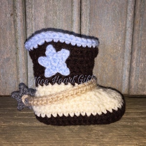 Baby Boy Cowboy Boots, Baby Cowgirl Boots, Baby Cowgirl Booties, Baby Boy Crochet Baby Booties, Baby Shower Gift