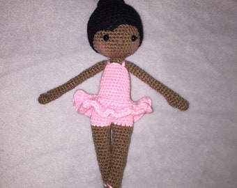 Ballerina Doll Crochet Amigurumi Photo Prop