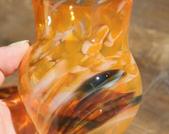 Hand-blown Glass Cup in Island Brew