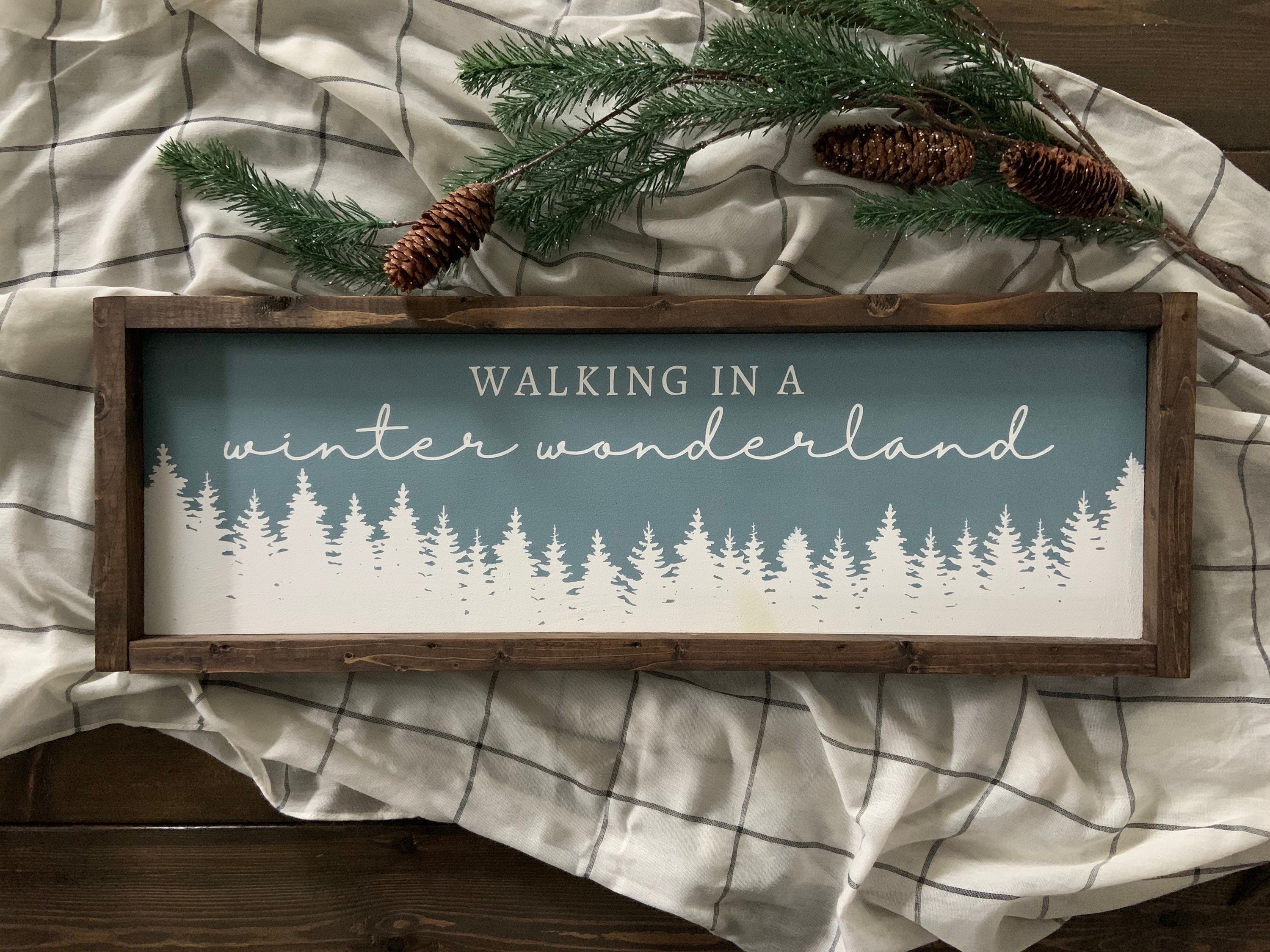 Rustic Wood Sign 