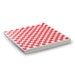 48 Red and White Wax Paper Checkered Sandwich Wrap, Red Check Food Basket Liner, Rustic Wedding, Retro Food Basket Paper