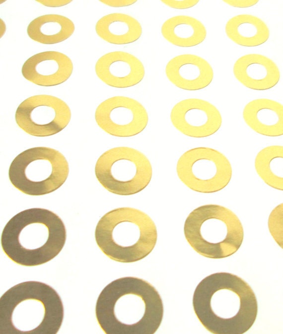 Metallic Gold Foil Hole Reinforcement Stickers for Parcel Tags Etsy