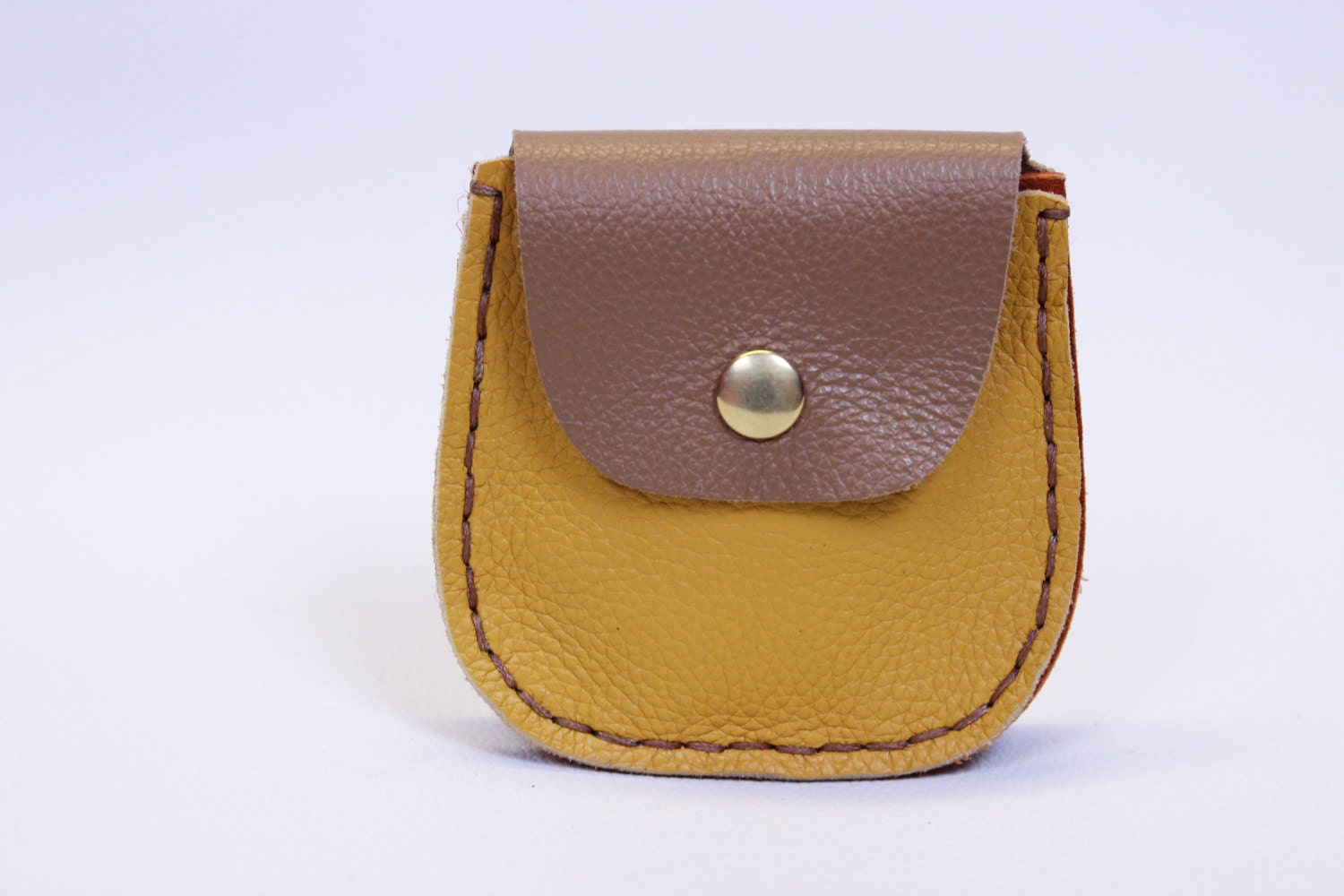 Coin Purse Two Pockets Coin Purse Purse Leather Purse Leather Coin