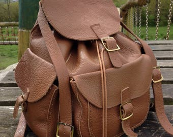 Leather Backpack Leather Rucksack Rucksack  Backpack