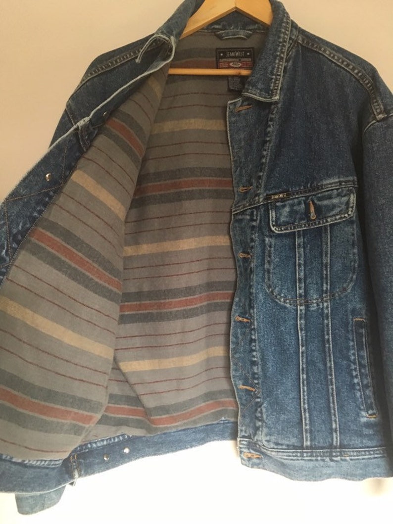jeans west denim jacket