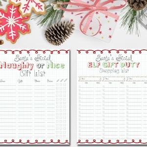 Christmas Shopping List Printable Christmas Planning List - Etsy