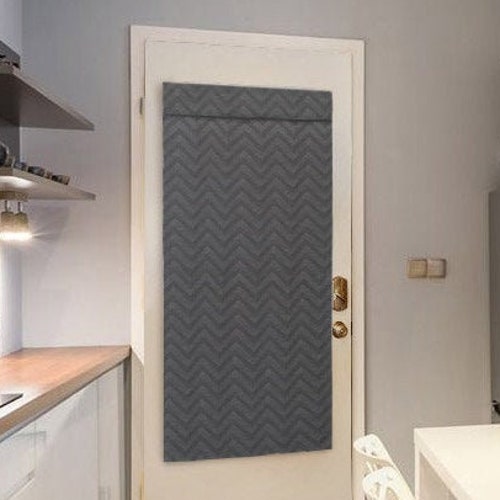 Lined Roman Blind for Front Door With Rod Included Etsy