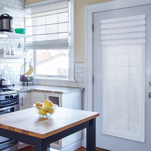 Blind roman and Rod for Steel Door Valencia Etsy