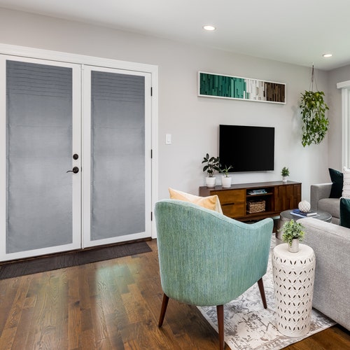 Lined Roman Blind for Front Door With Rod Included Etsy