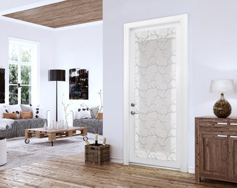 Magnetic curtain and rod for steel door – Symphony