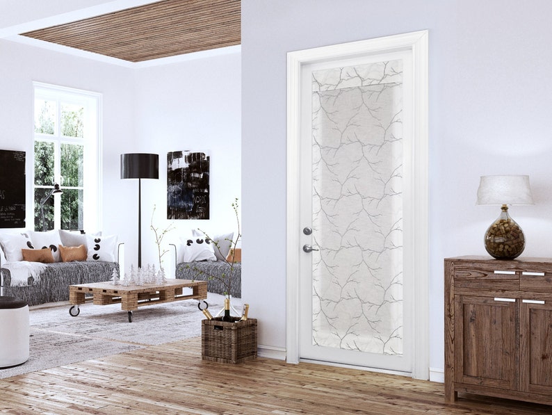 Curtain and Rod for Steel Door Symphony Etsy