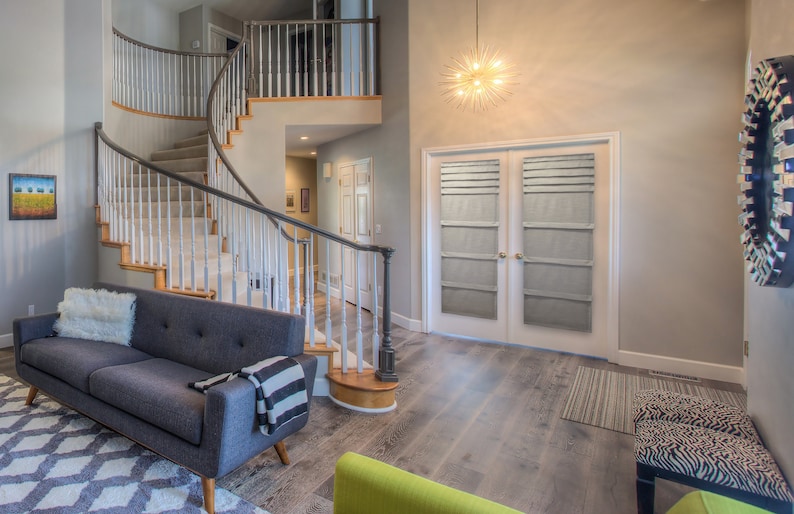 Roman Blind for French Door With Rod Included Etsy