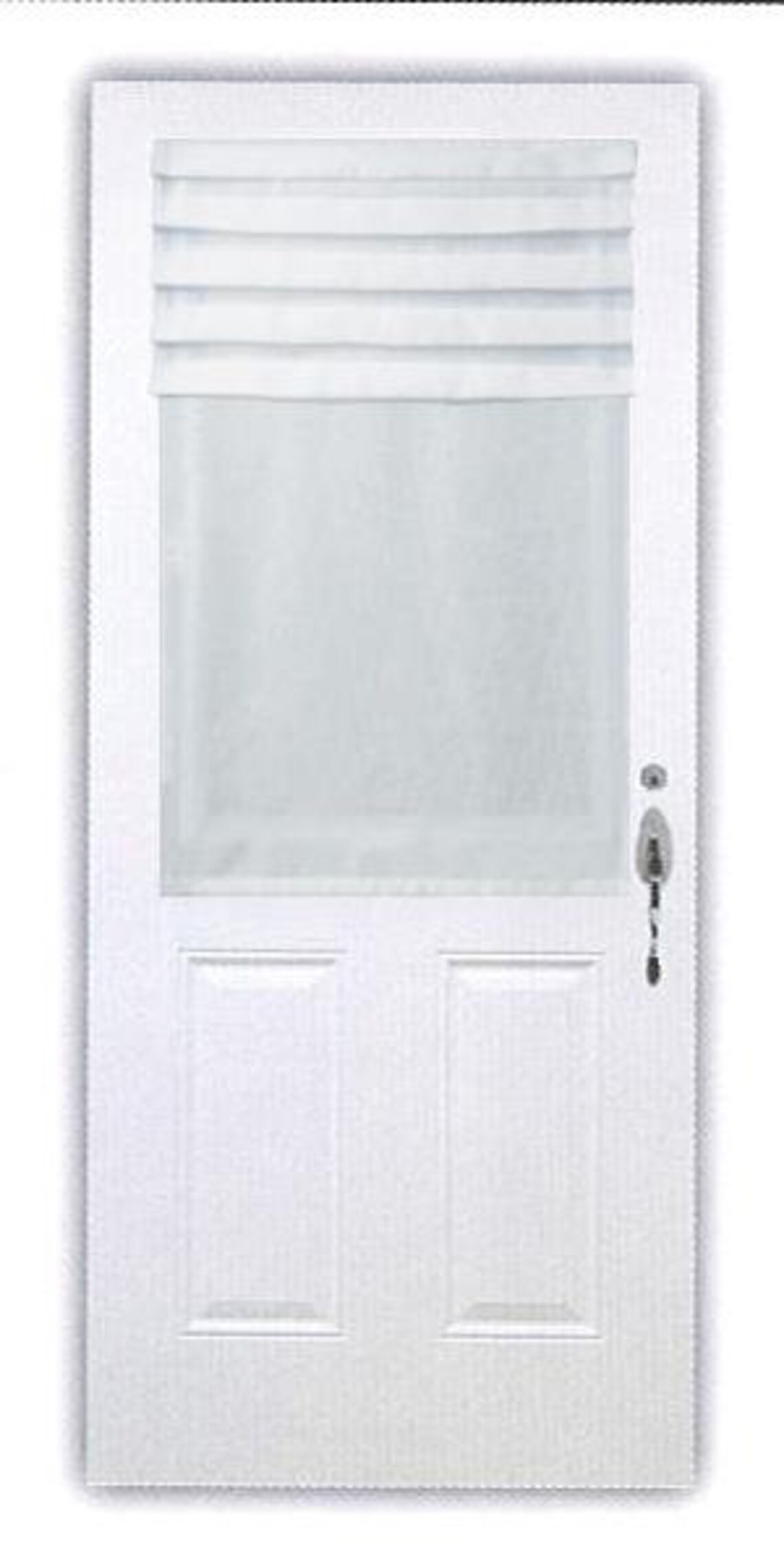 Blind roman and Rod for Steel Door Valencia Etsy