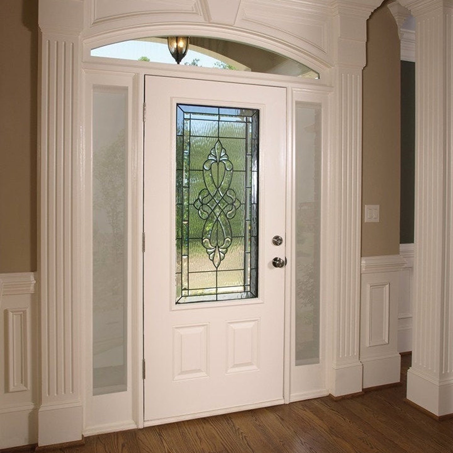 Sidelight Window Covering With Rod for Steel Frame Etsy