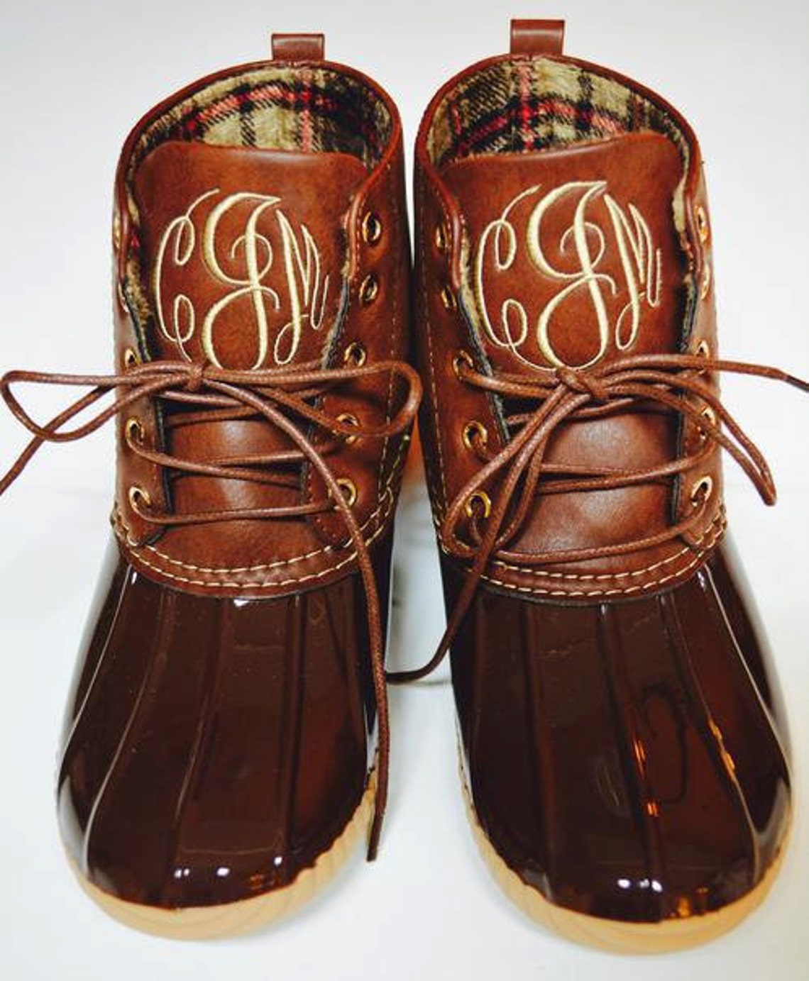 Monogrammed Duck Boots Duck Boots Monogram Duck Boots Etsy