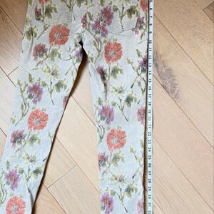 Anthropologie Pilcro & The Letterpress Stet Floral Pattern Jeans Cotton Sz 27 image 10